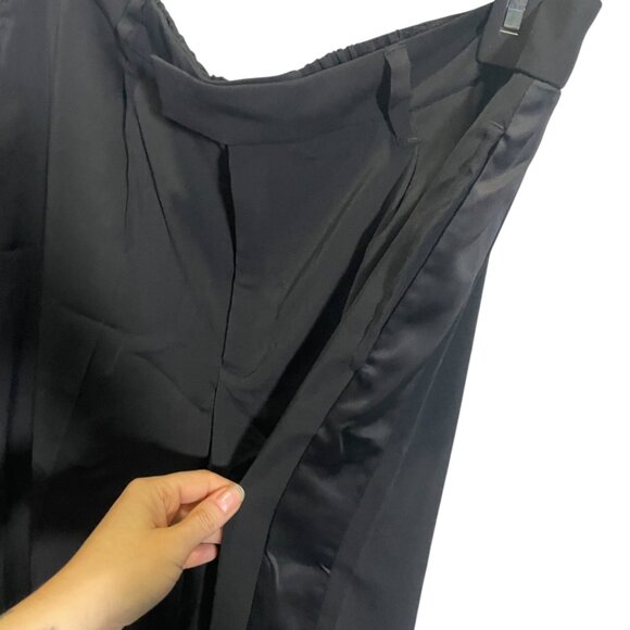 A New Day Womens Black Wide Leg Pants Size 12 Recycled Polyester Durable Lightwe - Picture 2 of 5